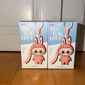 Pop Mart Pin for Love Blind Box- Labubu (2)